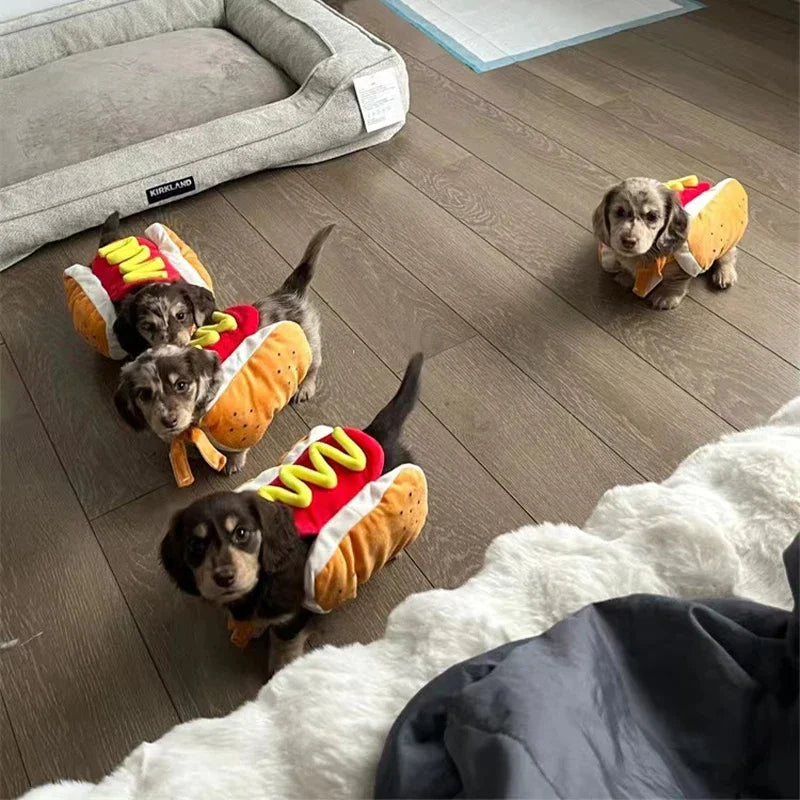 Funny Hot Dog Shaped Costume Suit