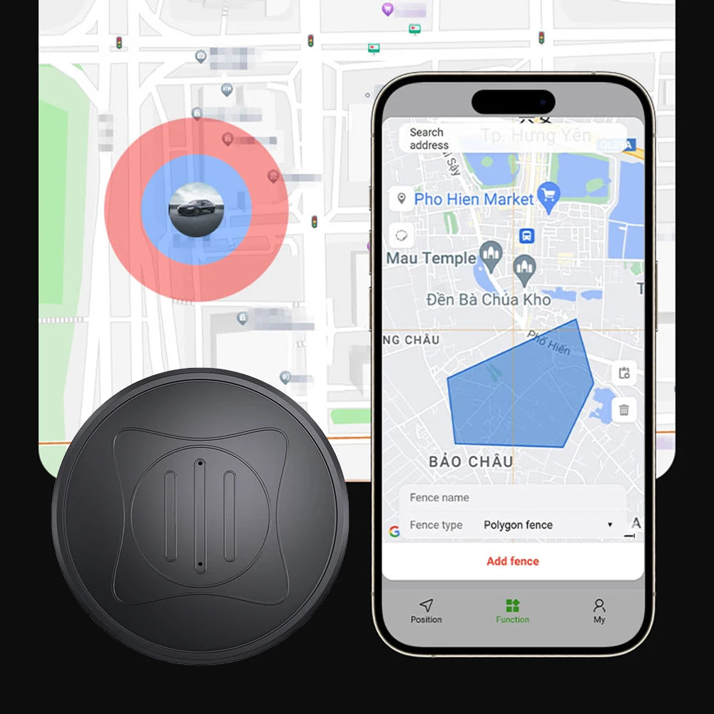 Location Tracker Magnetic Smart Finder Locator. Mini Tracking Device for Pets, Vehicles, Kids Bag etc...