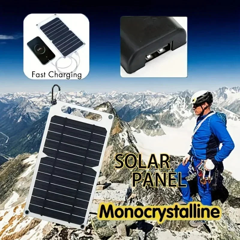 5V 35W Sunpower Portable Solar Panel With USB Safe Stabilize Charger For Phone Power Bank Outdoor Camping Home RV Gift Use