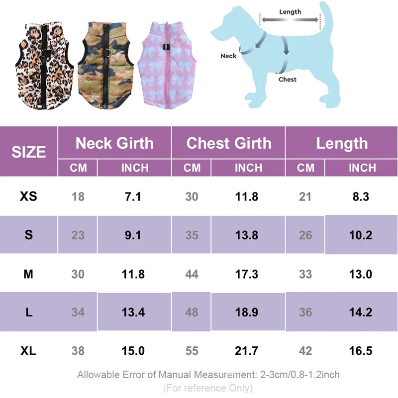 Keep your pet Warm and dry this Winter. 6 cool styles to choose from.