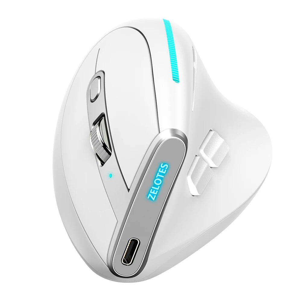 F-26C 2.4GHz Wireless Gaming Mouse 6 Buttons 3200DPI Ergonomic Optical Mice, Optical Gaming Computer Mouse for PC or Laptop