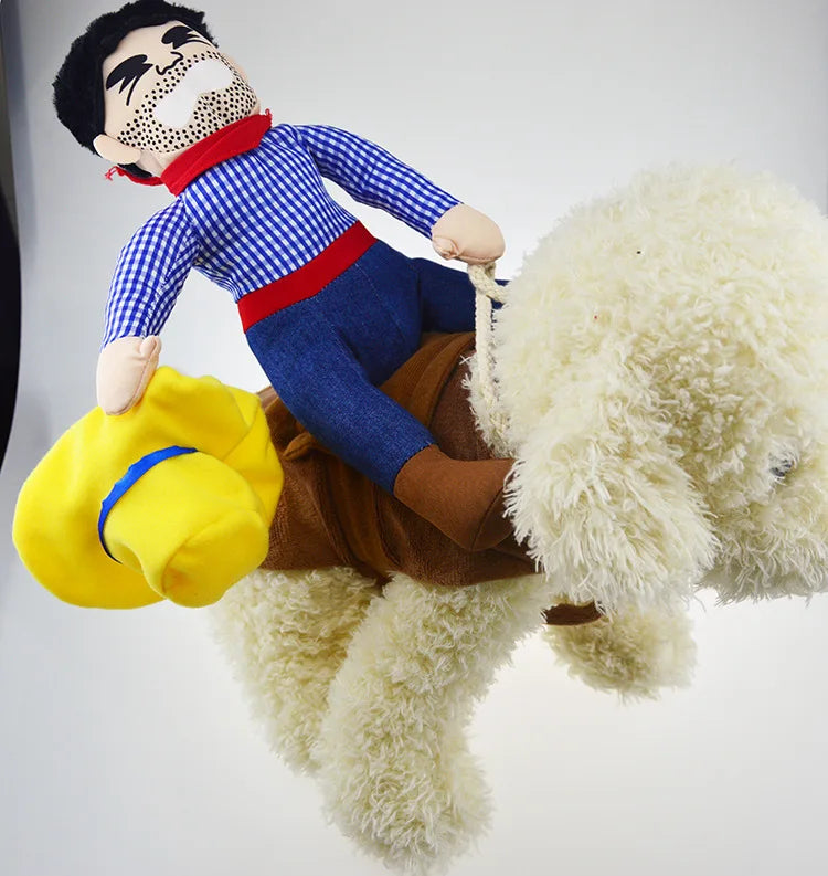 Hilarious dog rider style costumes. A wide range of styles and sizes to choose from.