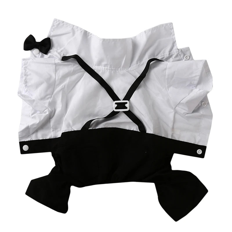 Spiffy Tuxedo Suit Costume for Weddings Birthday Parties and other formal occasions.  Comes 4 colours and 5 sizes.