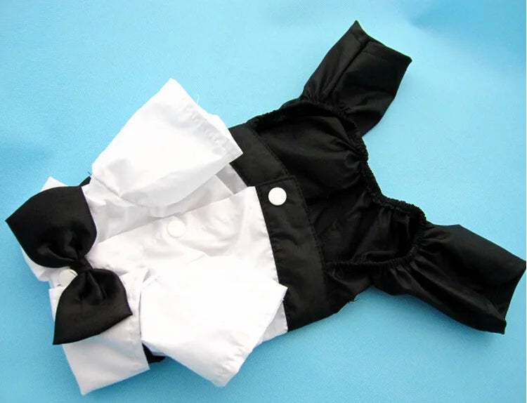 Spiffy Tuxedo Suit Costume for Weddings Birthday Parties and other formal occasions.  Comes 4 colours and 5 sizes.