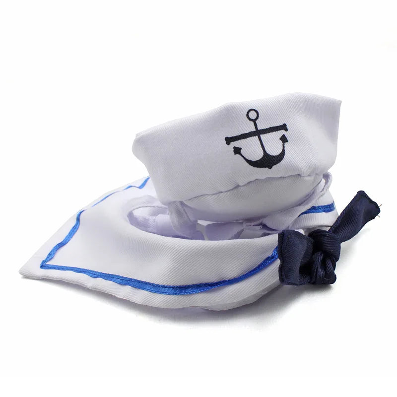 Well, "Hello Sailor". Adorable sailor suit for your little mate.