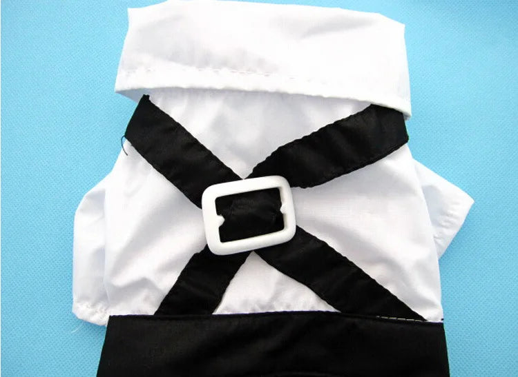 Spiffy Tuxedo Suit Costume for Weddings Birthday Parties and other formal occasions.  Comes 4 colours and 5 sizes.