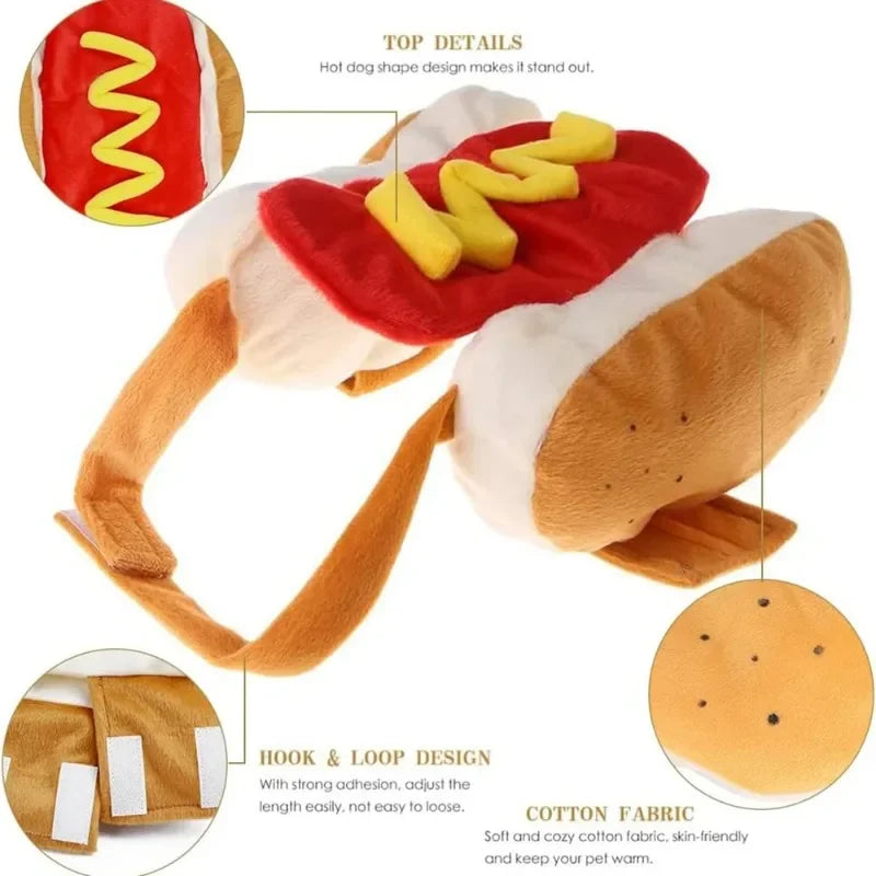 You've seen them before, now you can get one. Funny Hot Dog shaped costume.  Comes in small, medium and large.