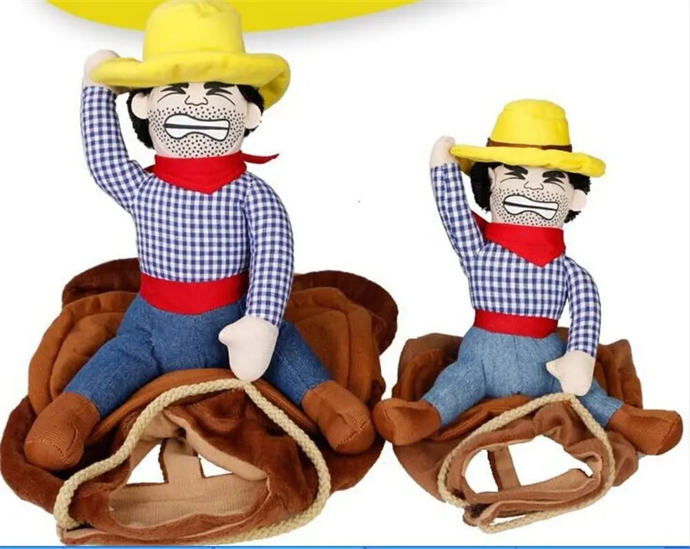 Hilarious dog rider style costumes. A wide range of styles and sizes to choose from.