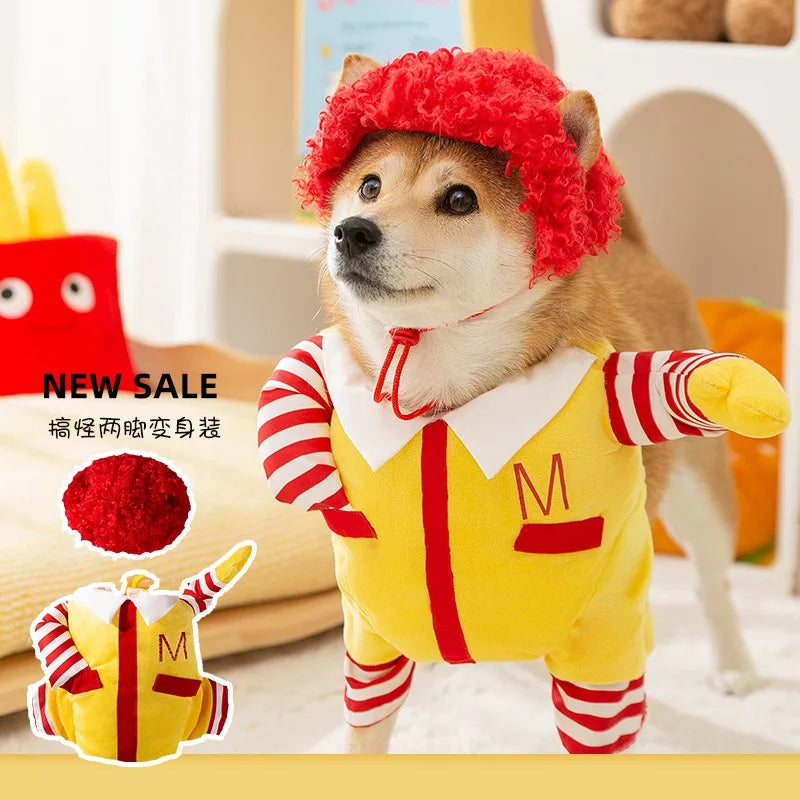 Funny Dog Clothes - Maccas.  This one is bound to get a laugh walking down the street.