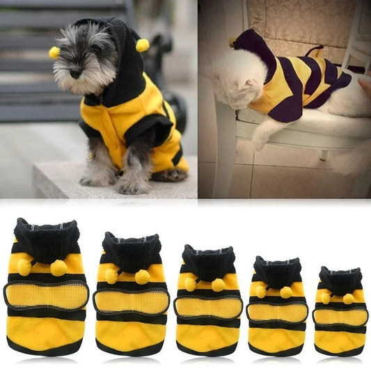 Bee Sweater Dog Hoodies for the cute mate in your life.