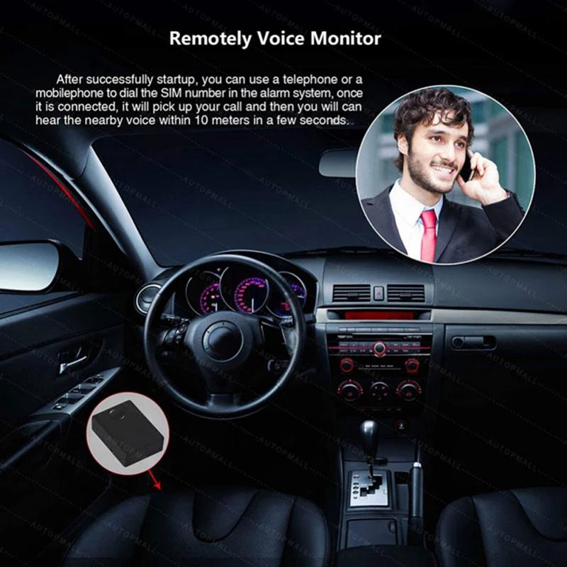 GSM Remote Voice Monitor Audio Device Portable Mini Listening Bug