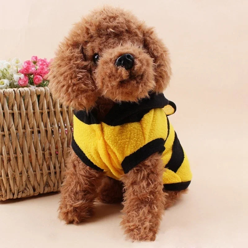 Bee Sweater Dog Hoodies for the cute mate in your life.