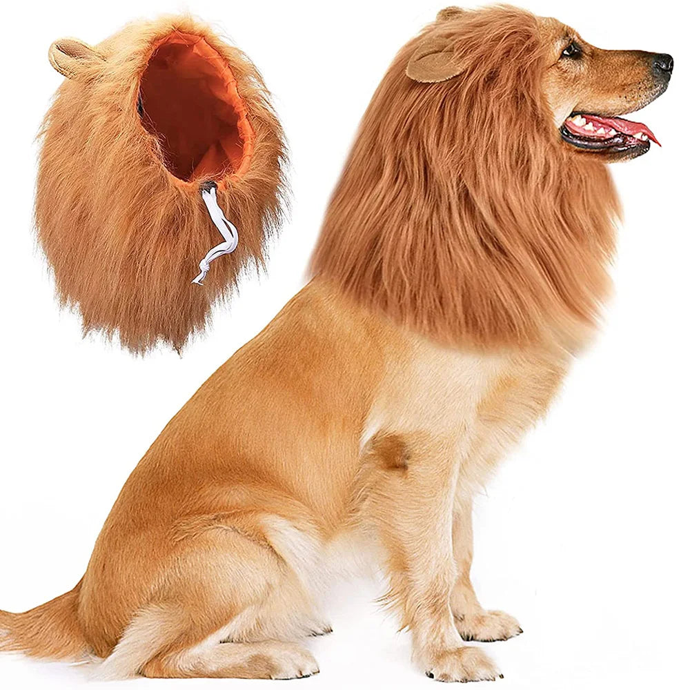 Lion Mane Wig for Dogs – Hilarious Costume