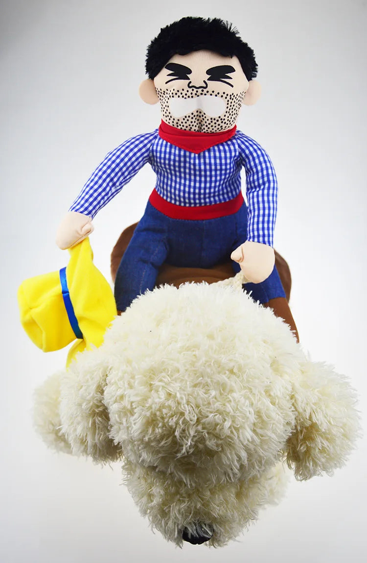 Hilarious dog rider style costumes. A wide range of styles and sizes to choose from.