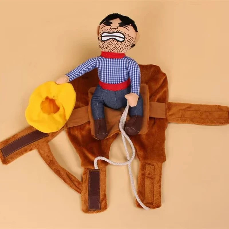 Funny Dress Up Bull (Dog) rider Costume