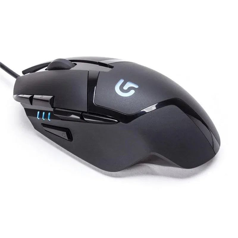 Logitech G402 gaming mouse with esports grade high-speed response and precise operation feedback, suitable for gamers