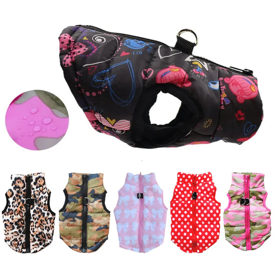 Keep your pet Warm and dry this Winter. 6 cool styles to choose from.