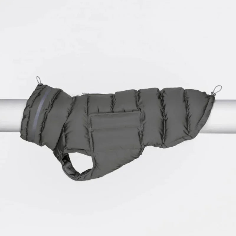 Keep your dog warm this winter with a Waterproof, Fleece Vest. Thickened material for real warmth.