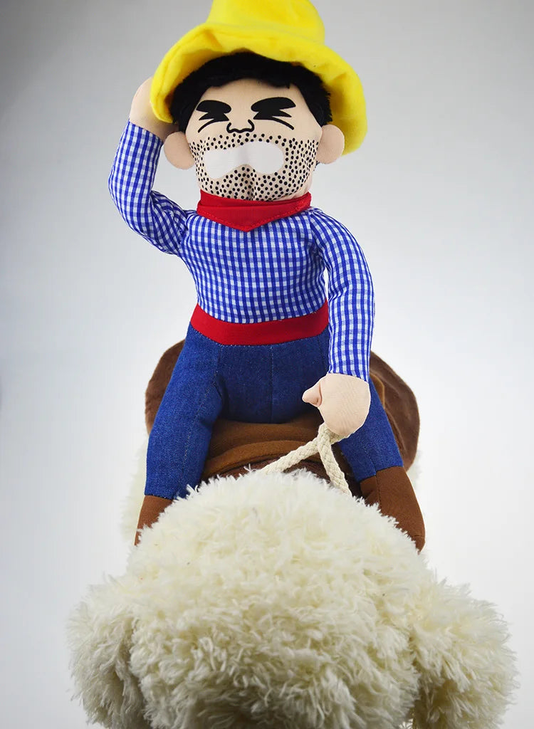 Hilarious dog rider style costumes. A wide range of styles and sizes to choose from.