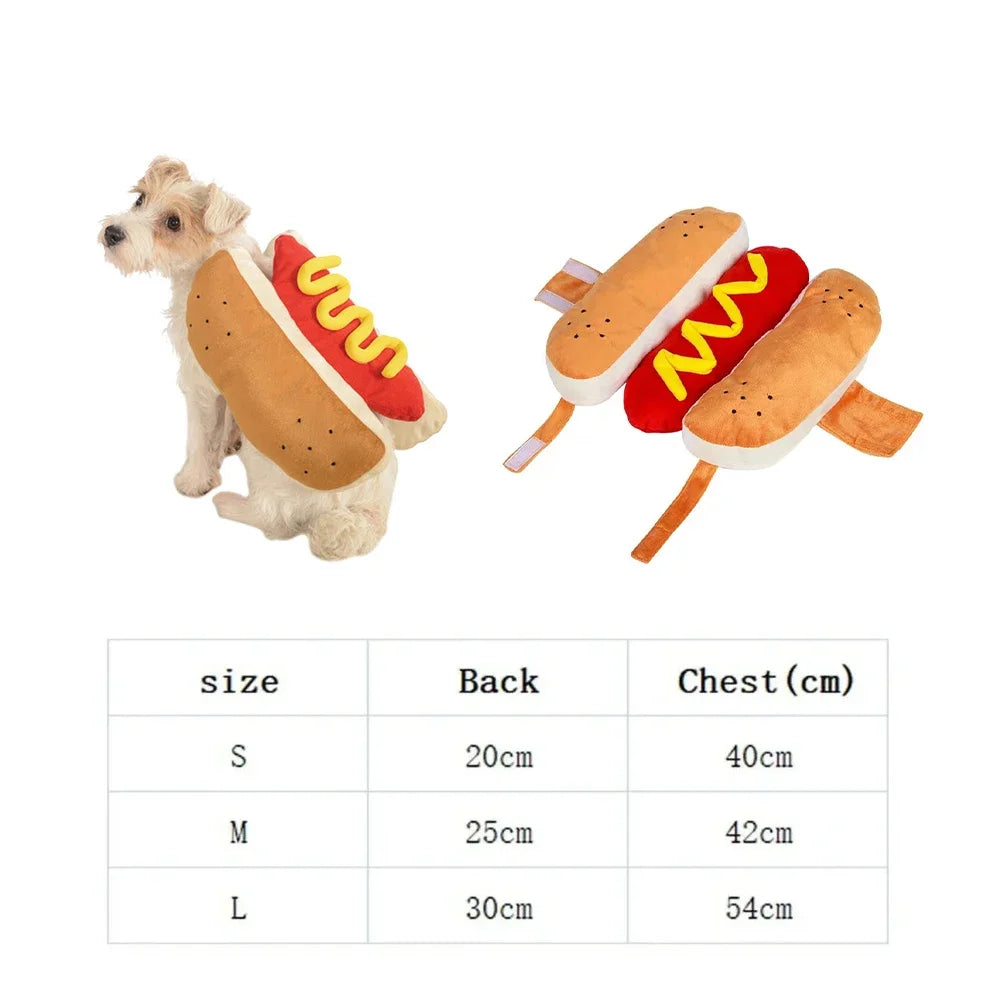 Funny Hot Dog Shaped Costume Suit