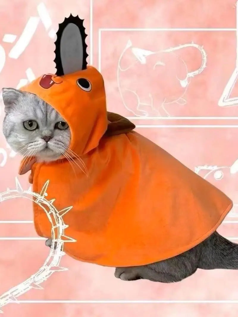 Chainsaw Pet Costume.  Terrify the neighbourhood cats on your next walk.