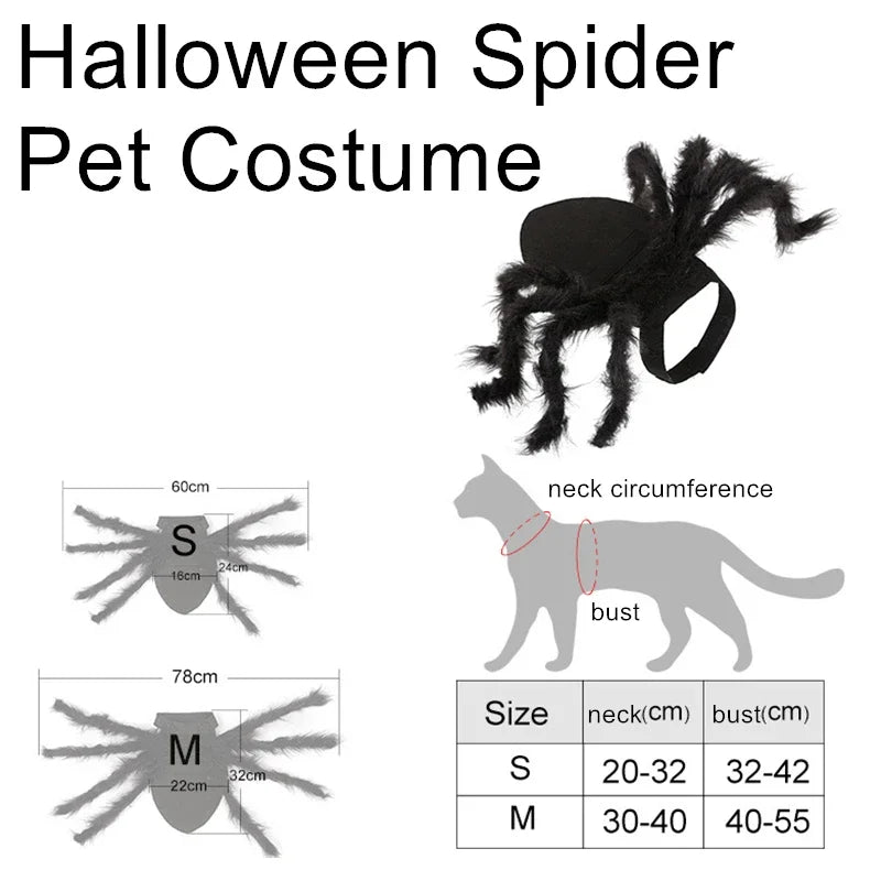 Funny Dog/Cat Spider Costume.  Let your bet loose at parties and wait for the screams