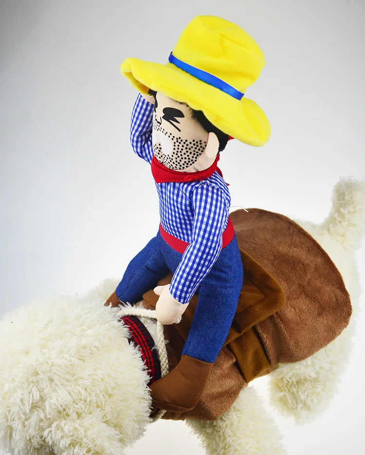 Hilarious dog rider style costumes. A wide range of styles and sizes to choose from.