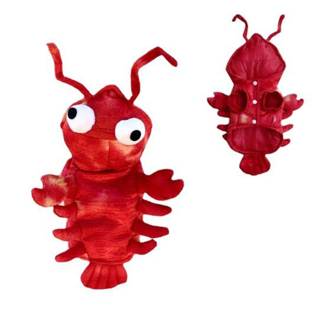 Hilarious Dog Lobster Costume for dogs and cats.