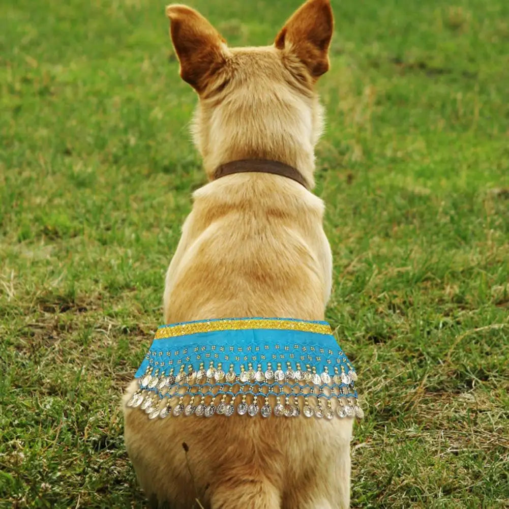 Pet Belly Dance Butt Curtain Costume.  For the dog that likes to shake that thing.