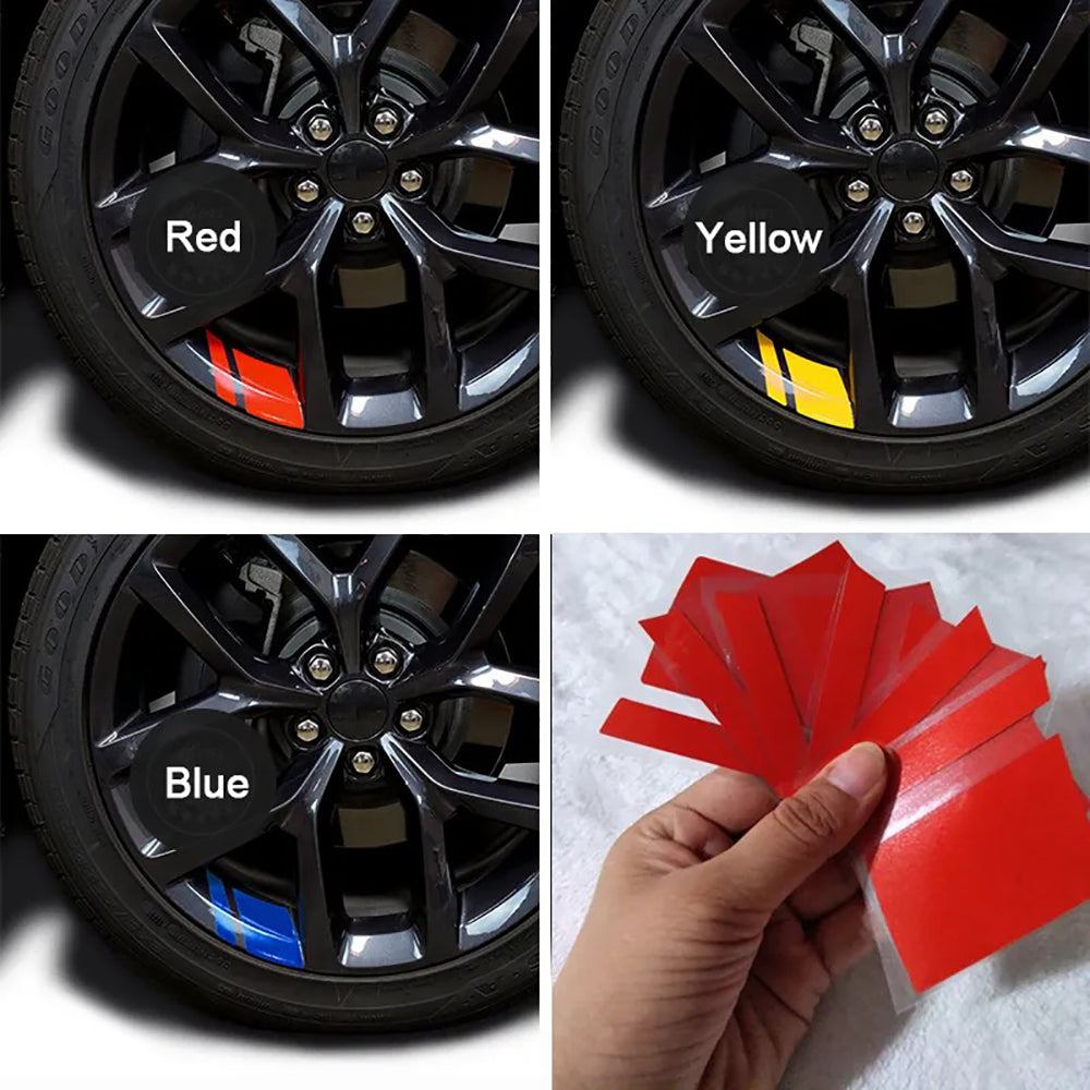 Car Wheel Reflective Stickers Auto Safety Warning Sticker Reflector Protective Strip Film for Trucks Auto Motorcycle Stickers