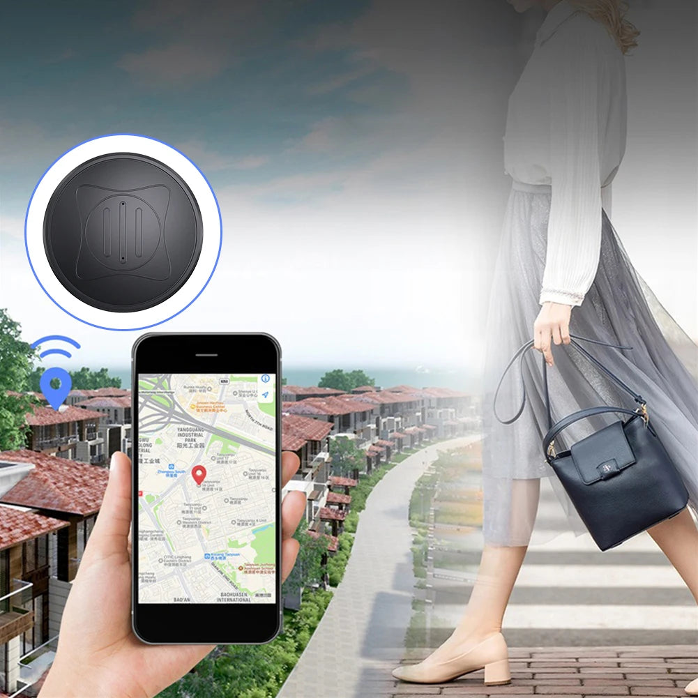 Location Tracker Magnetic Smart Finder Locator. Mini Tracking Device for Pets, Vehicles, Kids Bag etc...
