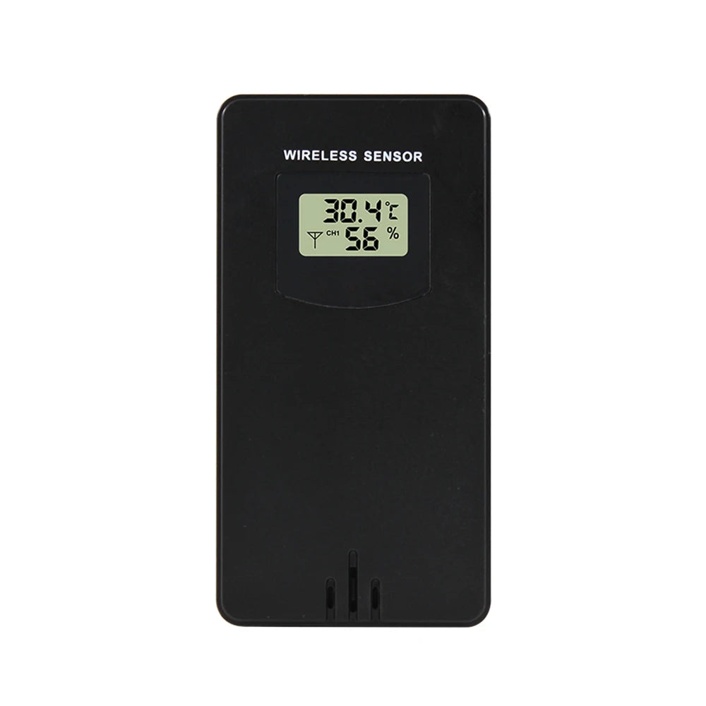 Multifunctional Weather Station Alarm Clock Touch Screen Thermometer Hygrometer Wireless Sensor Sunrise Sunset Hygrothermograph
