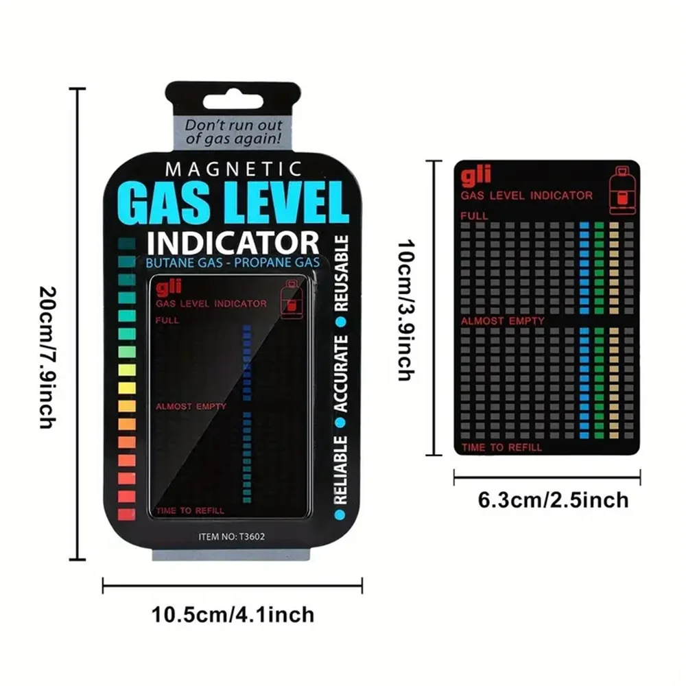 Gas Indicator Level Practical Propane Butane LPG Fuel Gas Tank Level Indicator For Measurement Of Gases. Adhesive Product
