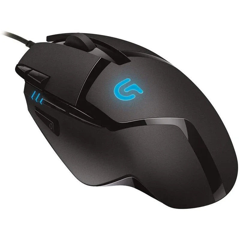 Logitech G402 gaming mouse with esports grade high-speed response and precise operation feedback, suitable for gamers