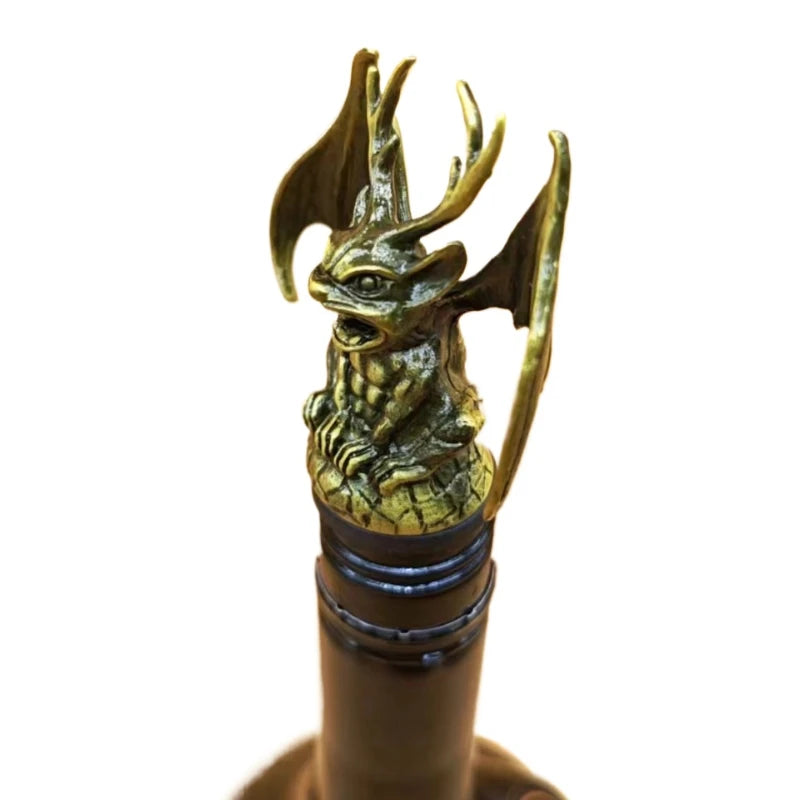 Retro Gargoyle Pourer Home Bar Restaurant Wine Mouth Interesting Wine Stopper Bottle Ornaments