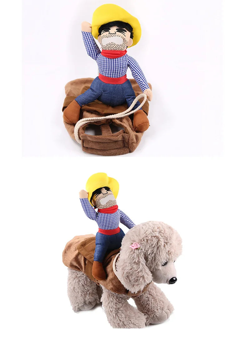 Hilarious dog rider style costumes. A wide range of styles and sizes to choose from.