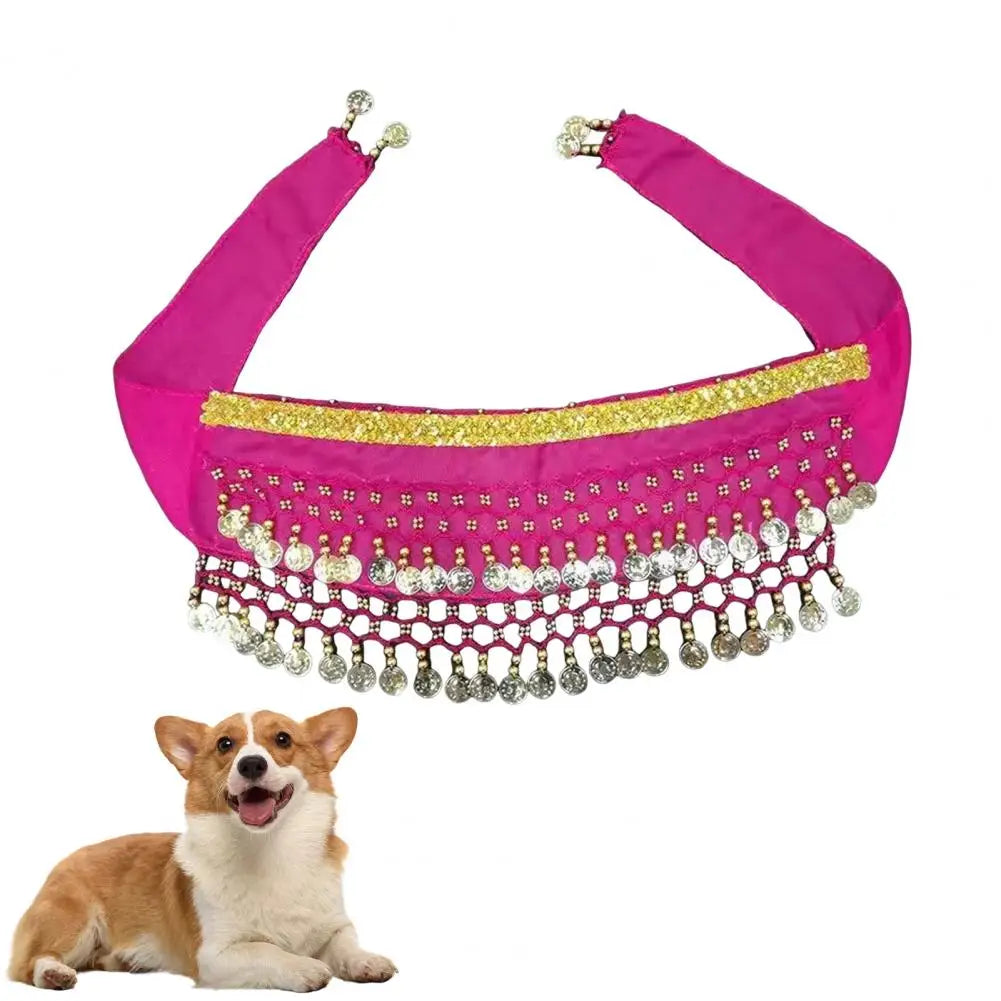 Pet Belly Dance Butt Curtain Costume.  For the dog that likes to shake that thing.