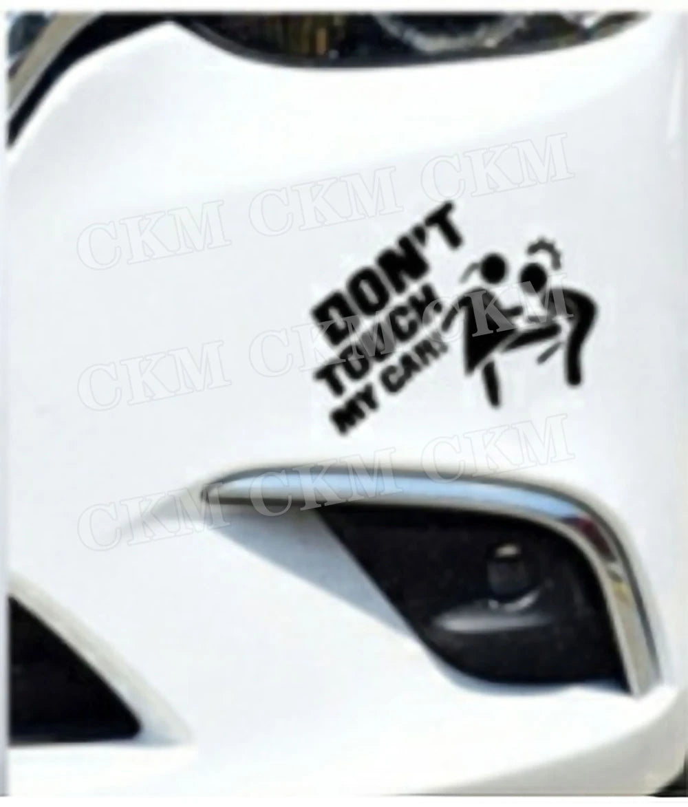 Car Stickers Dont Touch My Car Decor Decal Vinyl Cover Creative Funny Auto Exterior Decoration Motor Door Window Accessories