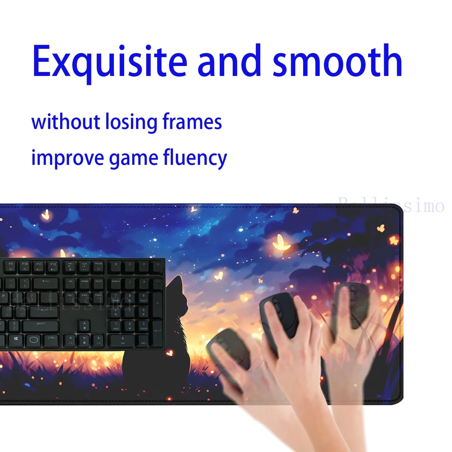 XXL Rubber mousepad Large Gaming Deskmat