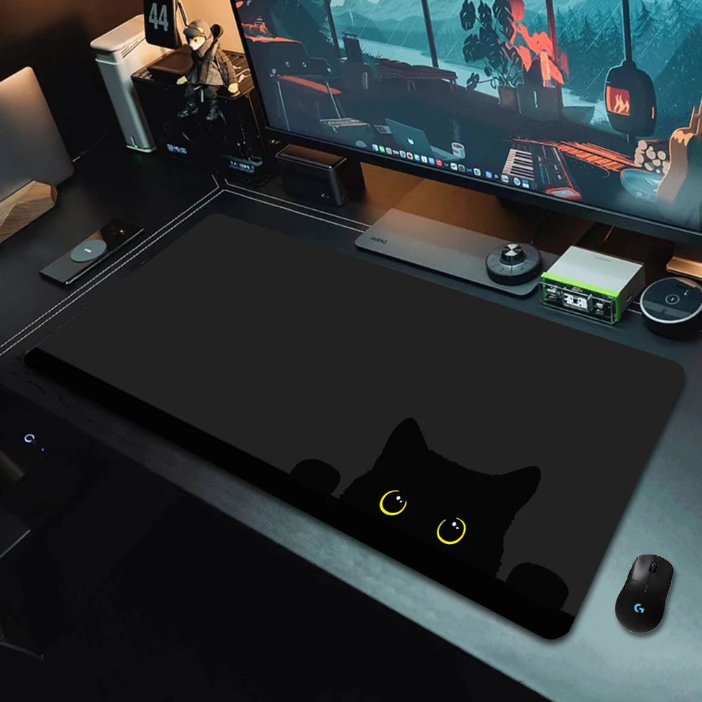 Black Kitten Mouse Pad