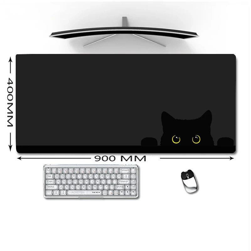 Black Kitten Mouse Pad