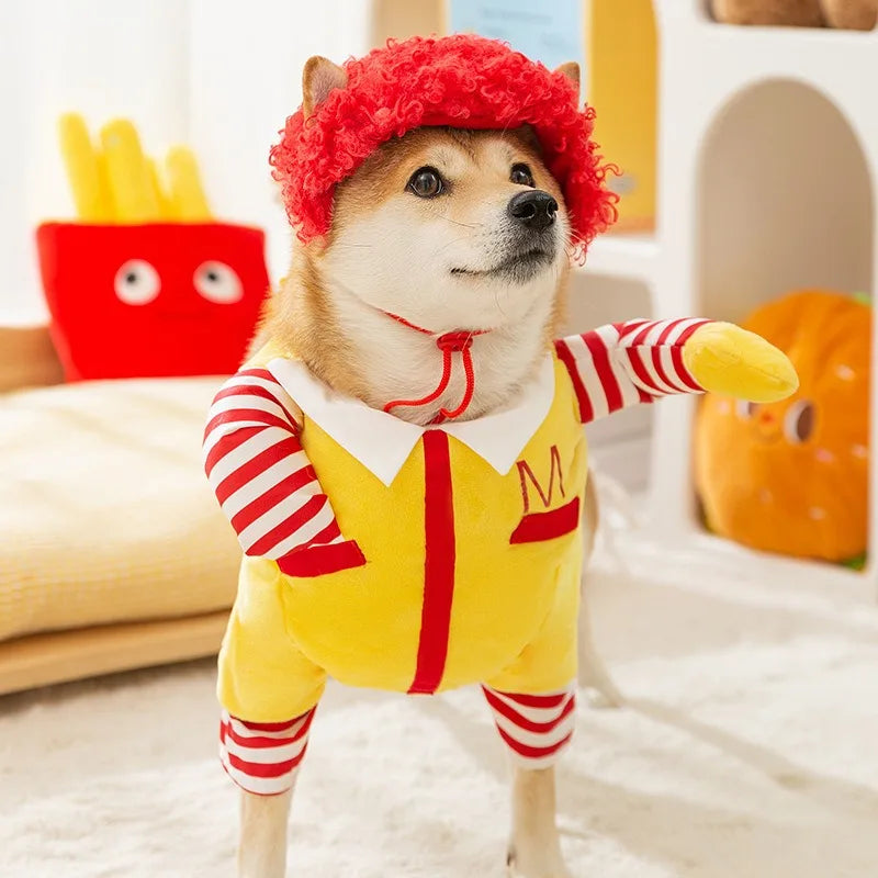 Funny Dog Clothes - Maccas.  This one is bound to get a laugh walking down the street.