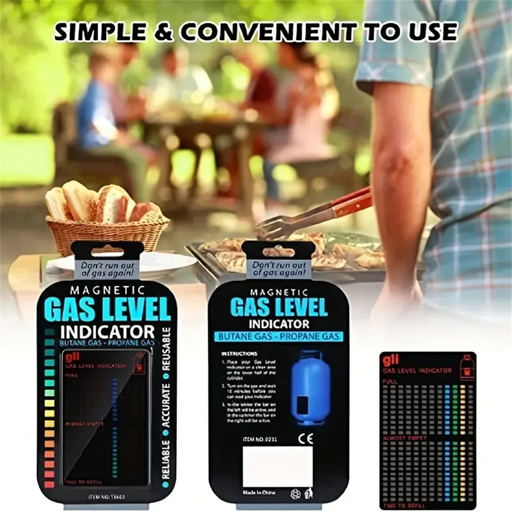 Gas Indicator Level Practical Propane Butane LPG Fuel Gas Tank Level Indicator For Measurement Of Gases. Adhesive Product