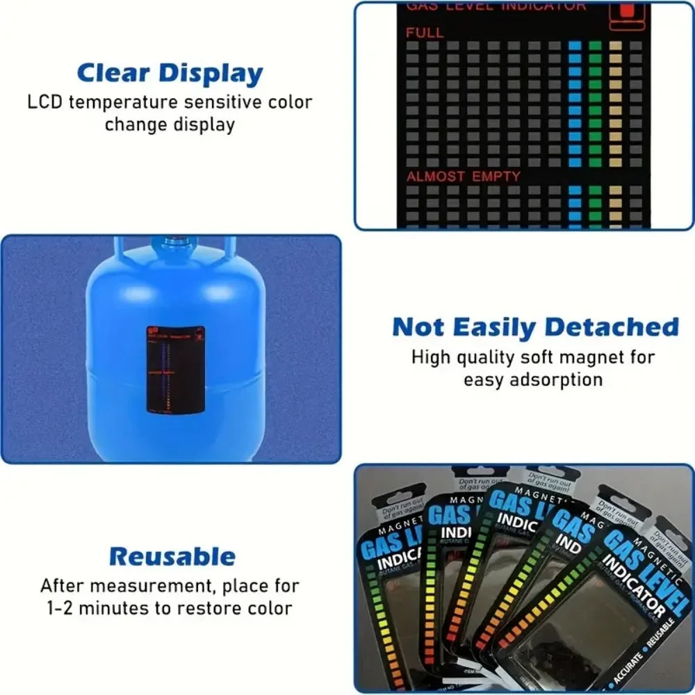Gas Indicator Level Practical Propane Butane LPG Fuel Gas Tank Level Indicator For Measurement Of Gases. Adhesive Product