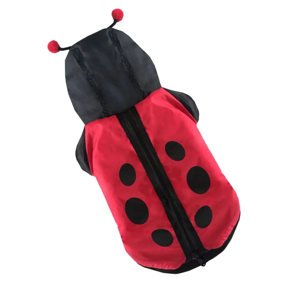 Cute Ladybug Dog Costume - Have the cutest dog in your neighbourhood.