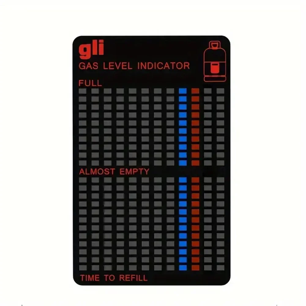 Gas Indicator Level Practical Propane Butane LPG Fuel Gas Tank Level Indicator For Measurement Of Gases. Adhesive Product