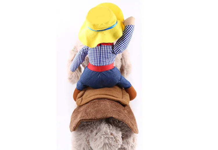 Hilarious dog rider style costumes. A wide range of styles and sizes to choose from.