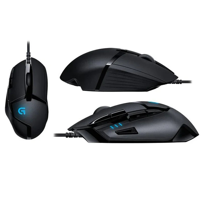 Logitech G402 gaming mouse with esports grade high-speed response and precise operation feedback, suitable for gamers