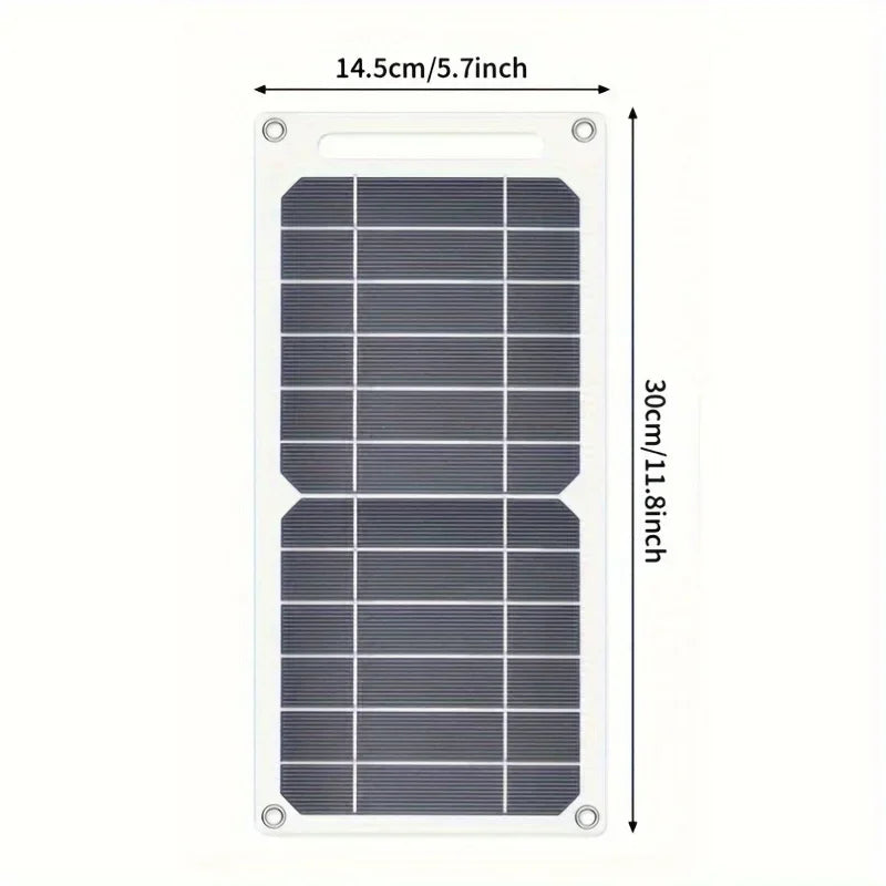 5V 35W Sunpower Portable Solar Panel With USB Safe Stabilize Charger For Phone Power Bank Outdoor Camping Home RV Gift Use