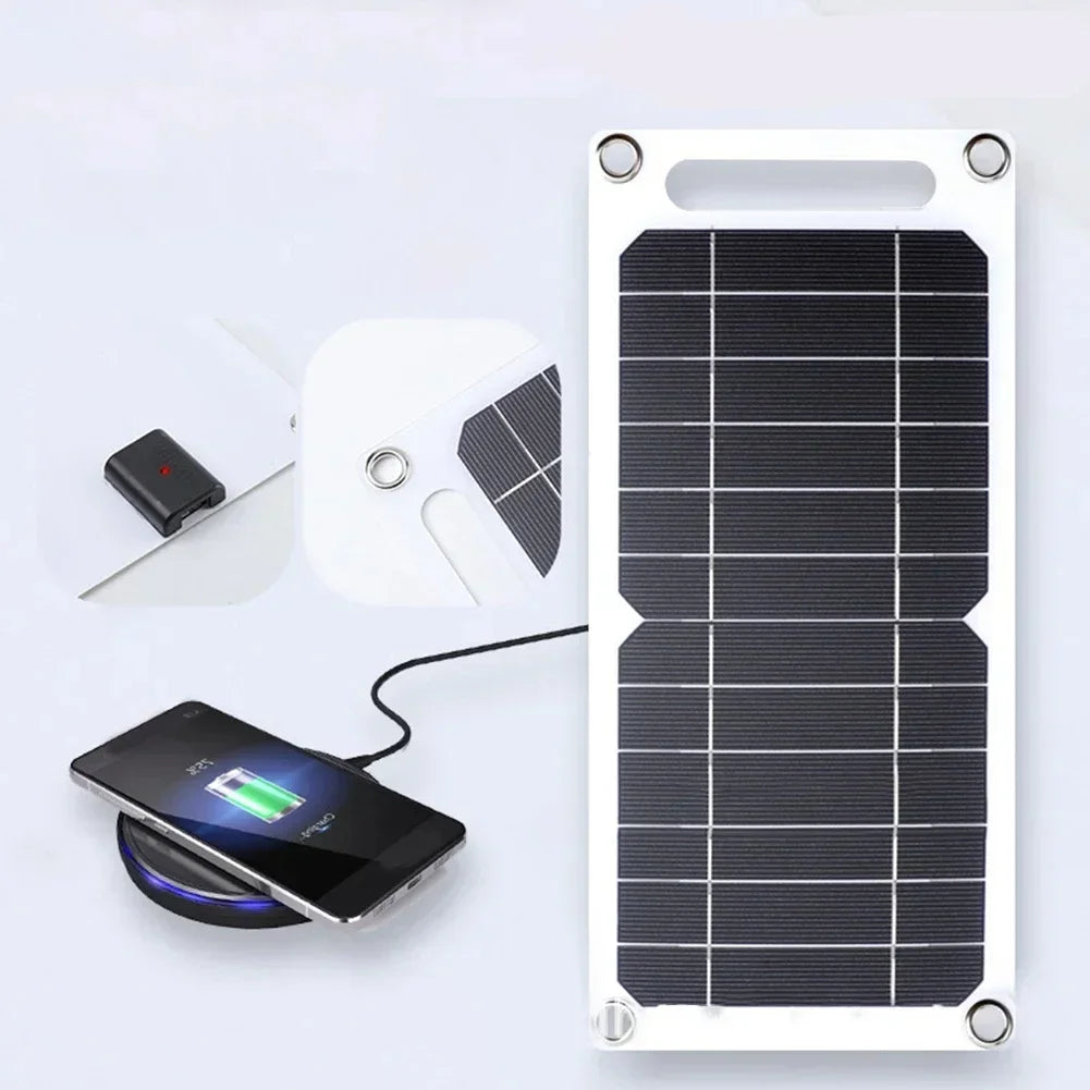 5V 35W Sunpower Portable Solar Panel With USB Safe Stabilize Charger For Phone Power Bank Outdoor Camping Home RV Gift Use